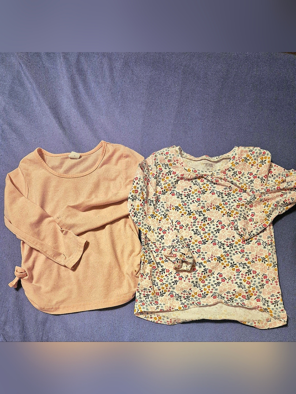 ⭐️⭐️5/$15 Simple Joys  and SHEIN Light Pink Long Sleeve Top And Flower Top